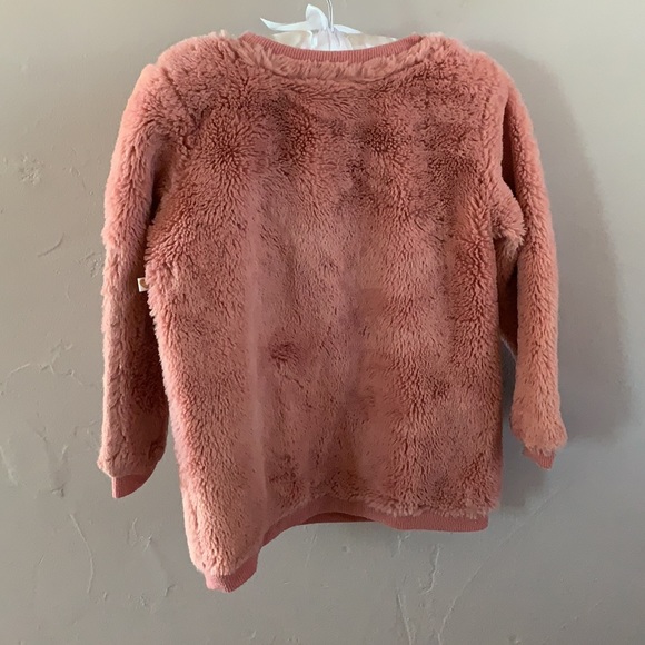 Reindeer Pink Toddler Girl Comfortable Sweater 3T - Picture 4 of 5